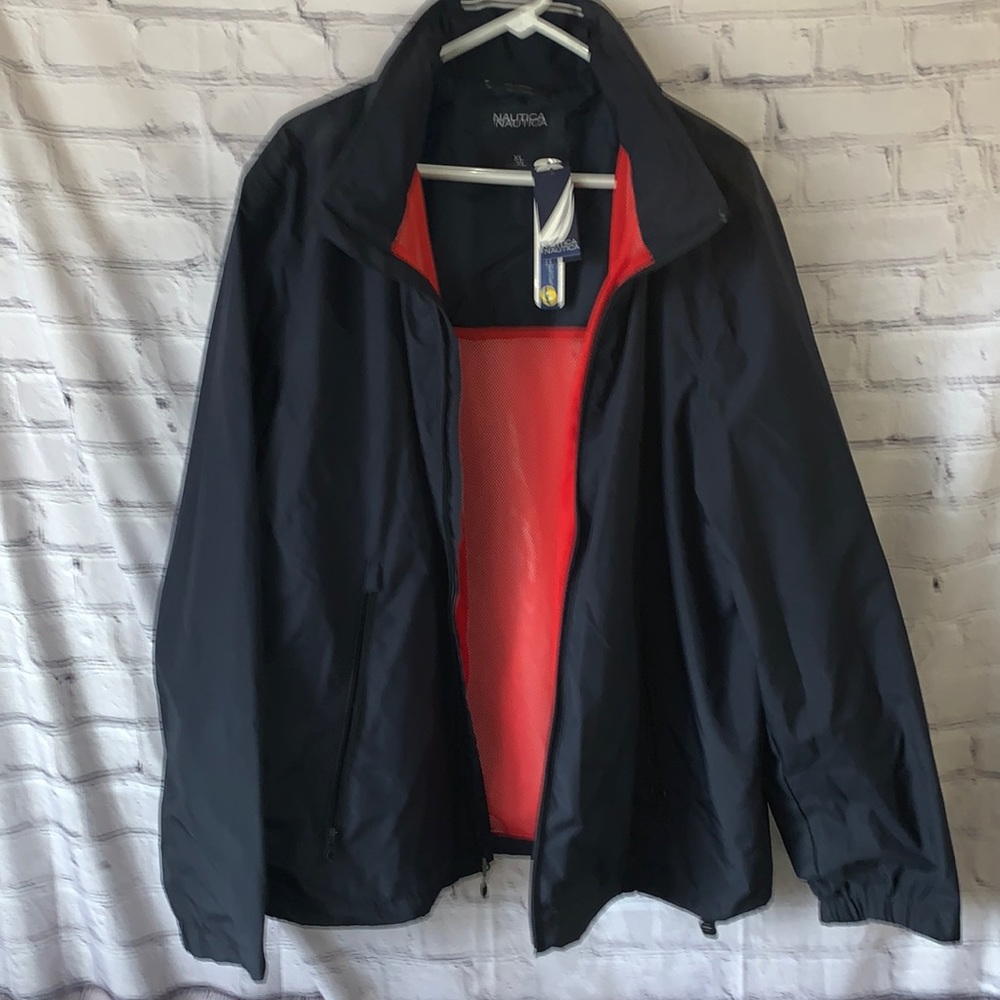 NWT Navy Nautica Size XL Water Repellant Jacket